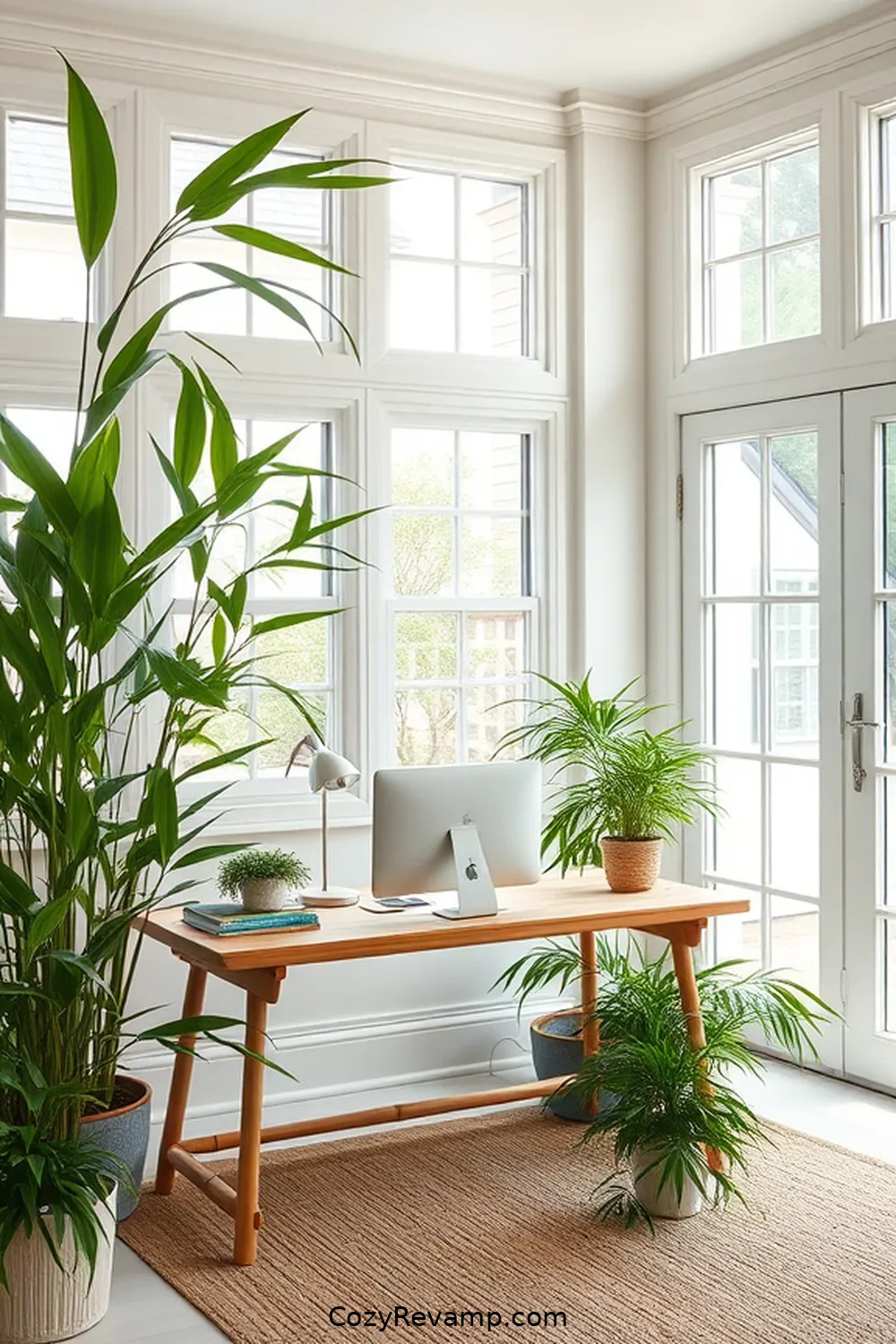 Create a Coastal Home Office With Bamboo Materials 10 Bringing Nature Indoors With Bamboo Plants for Create a Coastal Home Office With Bamboo Materials