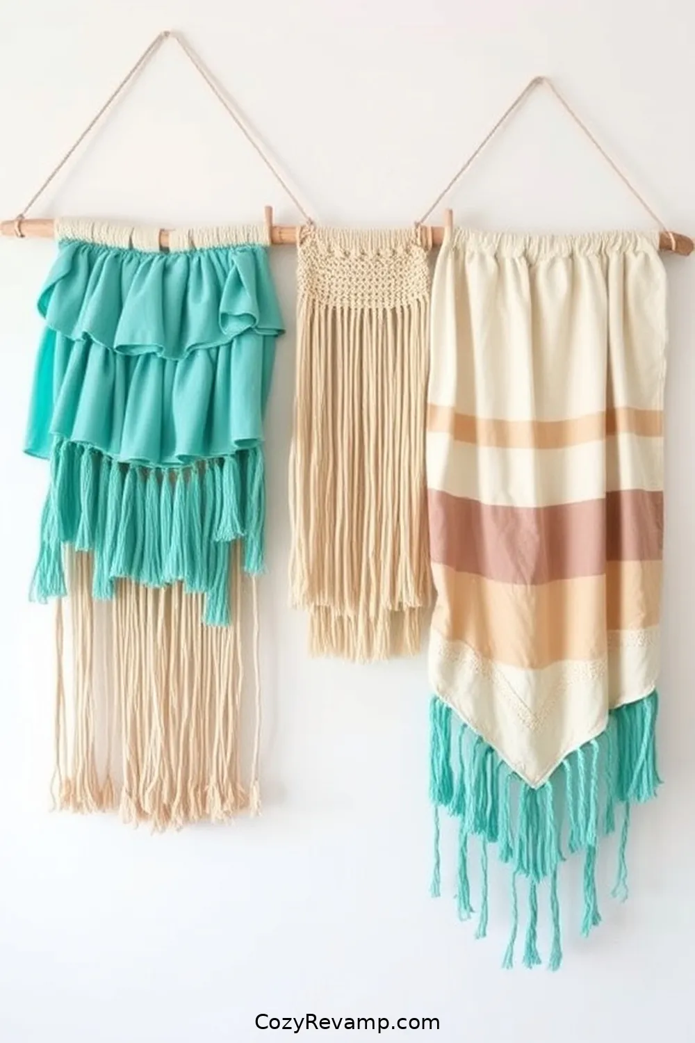 Create a Coastal Living Room With Upcycled Fabric Materials 10 Designing Eco-Friendly Coastal Wall Hangings for Create a Coastal Living Room With Upcycled Fabric Materials