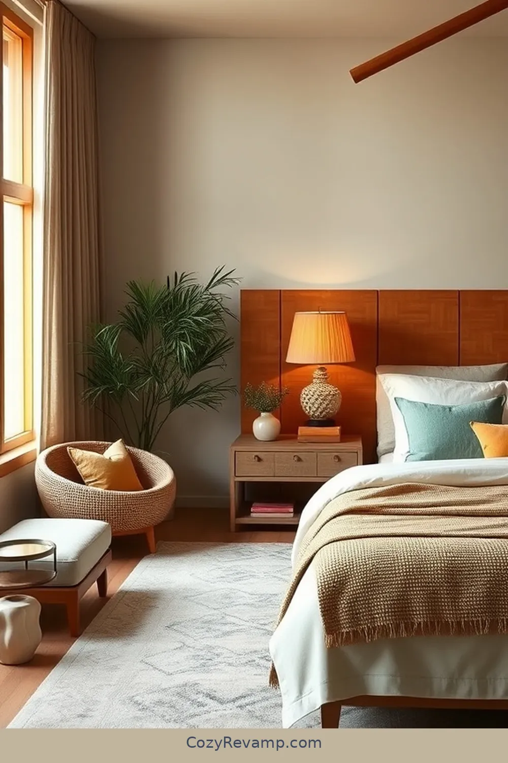 Create a Mid-Century Modern Bedroom With Bamboo Materials 6 Color Palettes That Complement Bamboo and Mid-Century Modern Style for Create a Mid-Century Modern Bedroom With Bamboo Materials