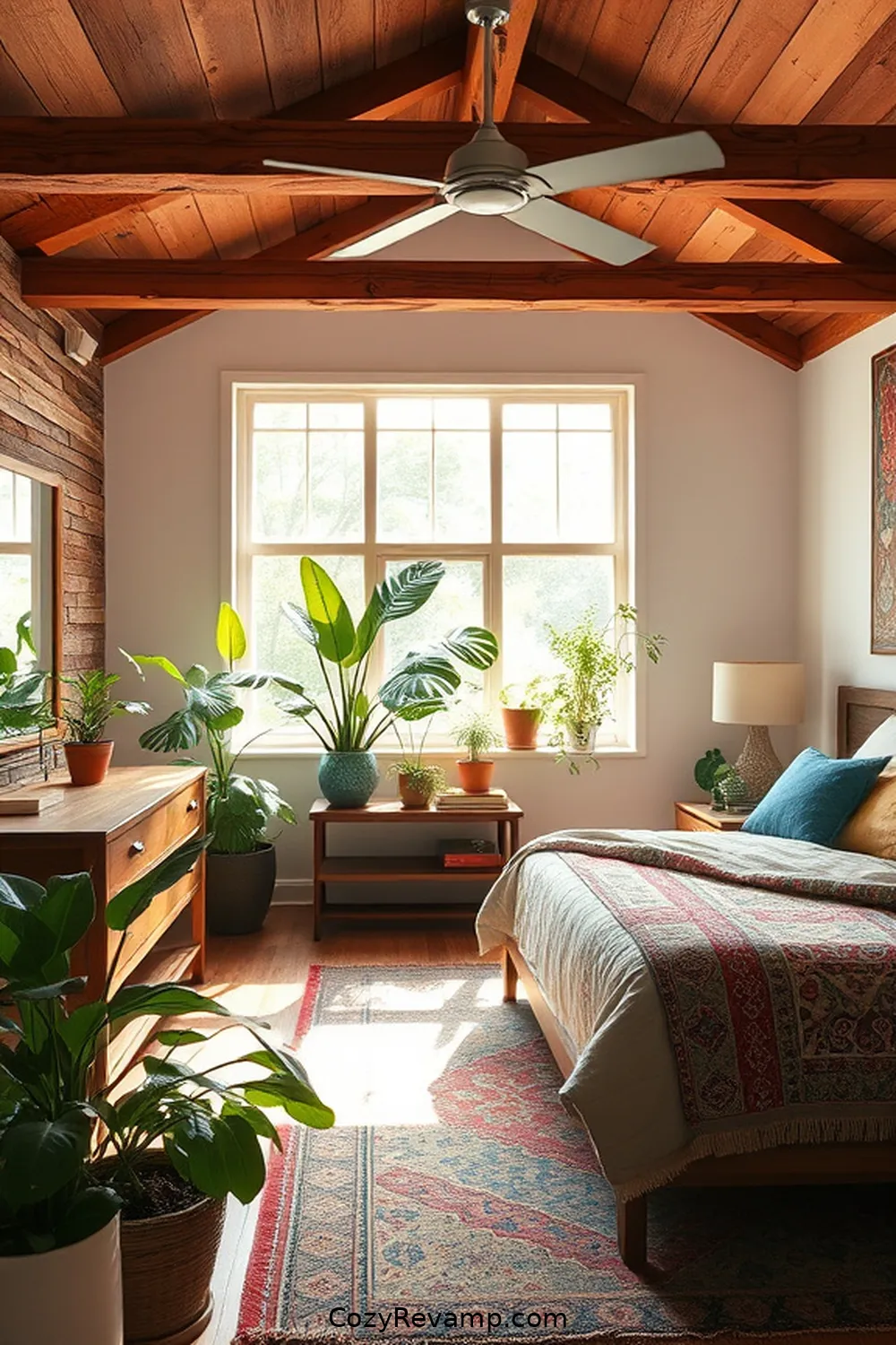 Create a Mid-Century Modern Bedroom With Reclaimed Materials 5 Incorporating Color and Texture for Create a Mid-Century Modern Bedroom With Reclaimed Materials