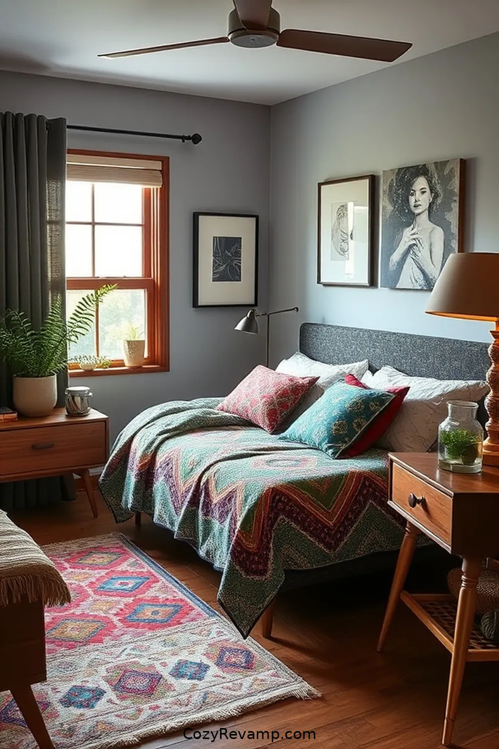 Create a Mid-Century Modern Bedroom With Upcycled Fabric 5 Furniture and Accessories to Upcycle for Create a Mid-Century Modern Bedroom With Upcycled Fabric