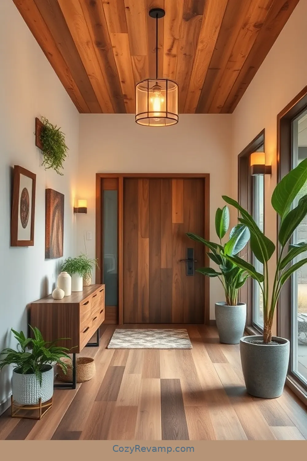 Create a Mid-Century Modern Entryway With Recycled Wood Material 3 Benefits of Using Recycled Wood for Create a Mid-Century Modern Entryway With Recycled Wood Material