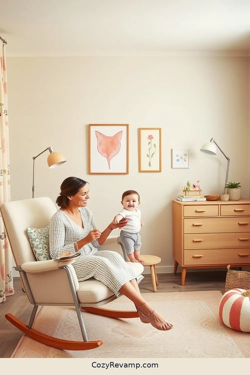 Create a Mid-Century Modern Nursery With Upcycled Fabrics 2 Choosing the Right Color Palette for Create a Mid-Century Modern Nursery With Upcycled Fabrics