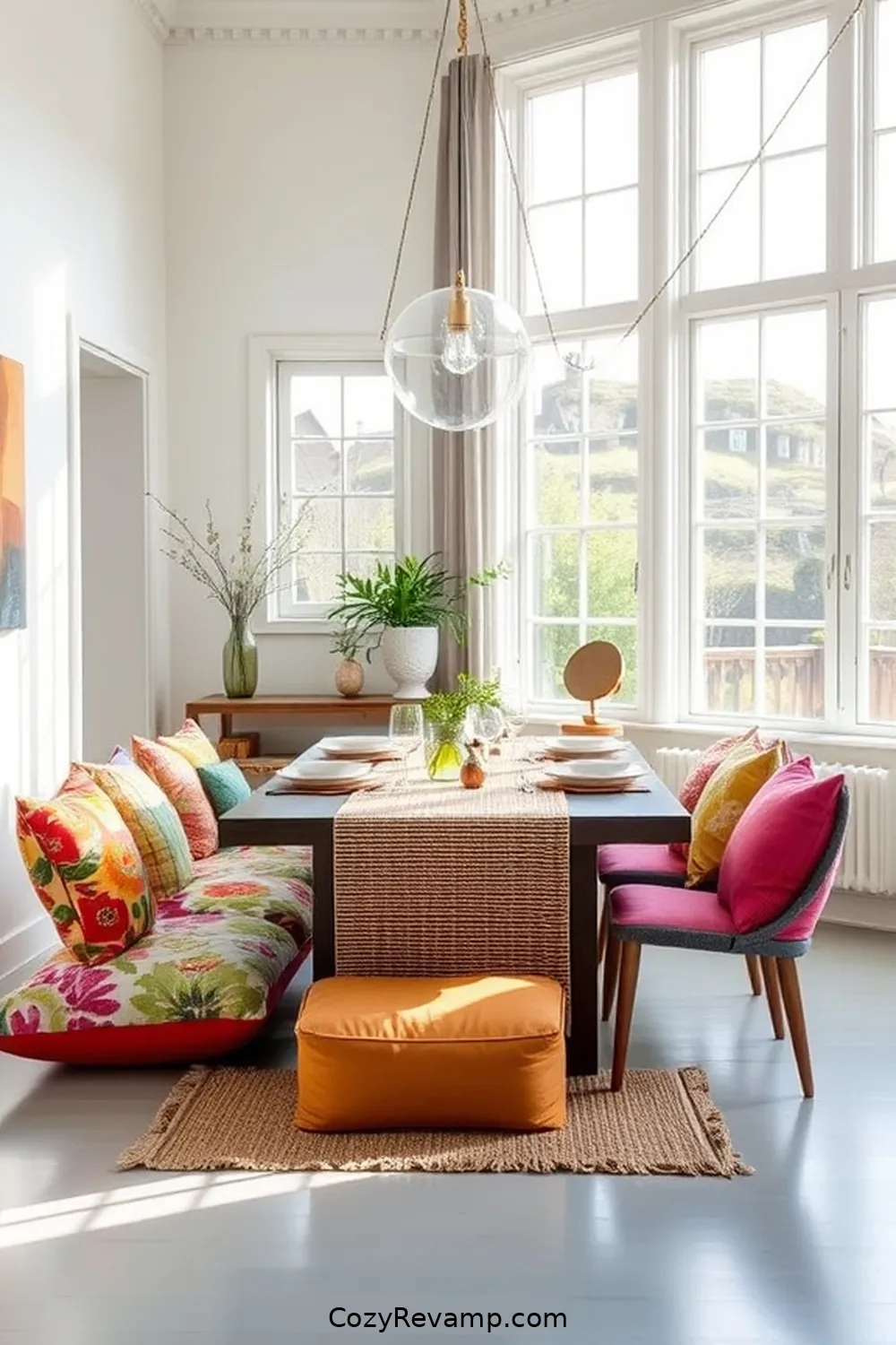 Create a Minimalist Dining Room With Upcycled Fabric 9 Incorporating Color and Texture With Upcycled Materials for Create a Minimalist Dining Room With Upcycled Fabric