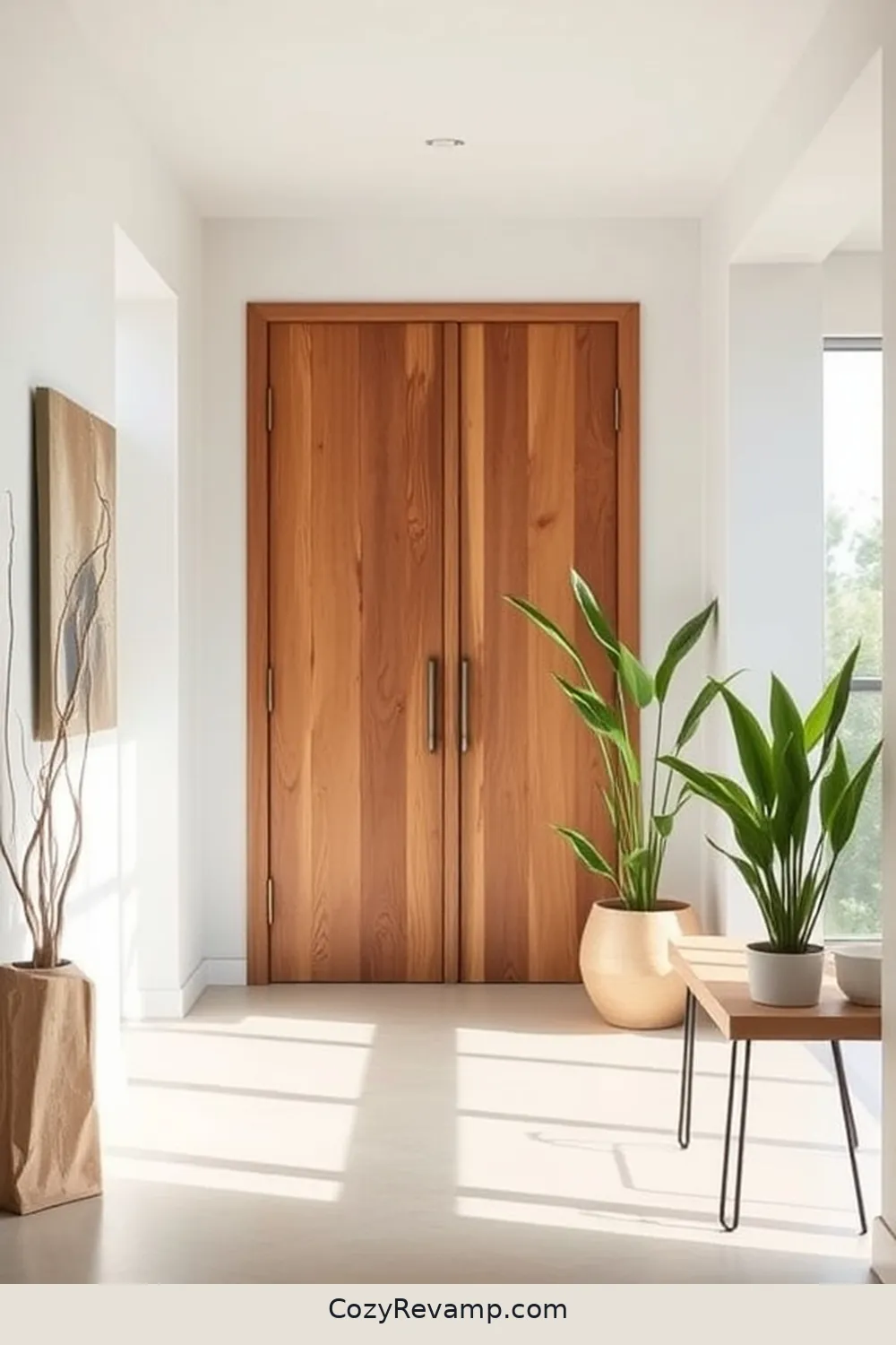 Choosing Eco-Friendly Finishes for Create a Minimalist Entryway With Recycled Wood Material