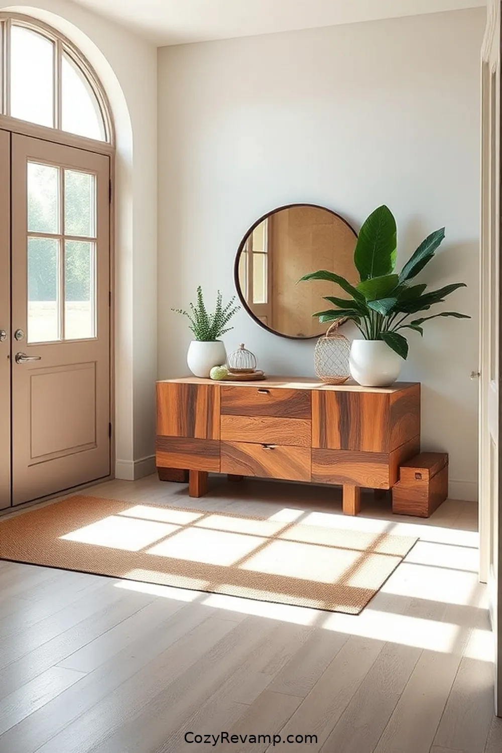 Inspiring Examples of Minimalist Entryways for Create a Minimalist Entryway With Recycled Wood Material