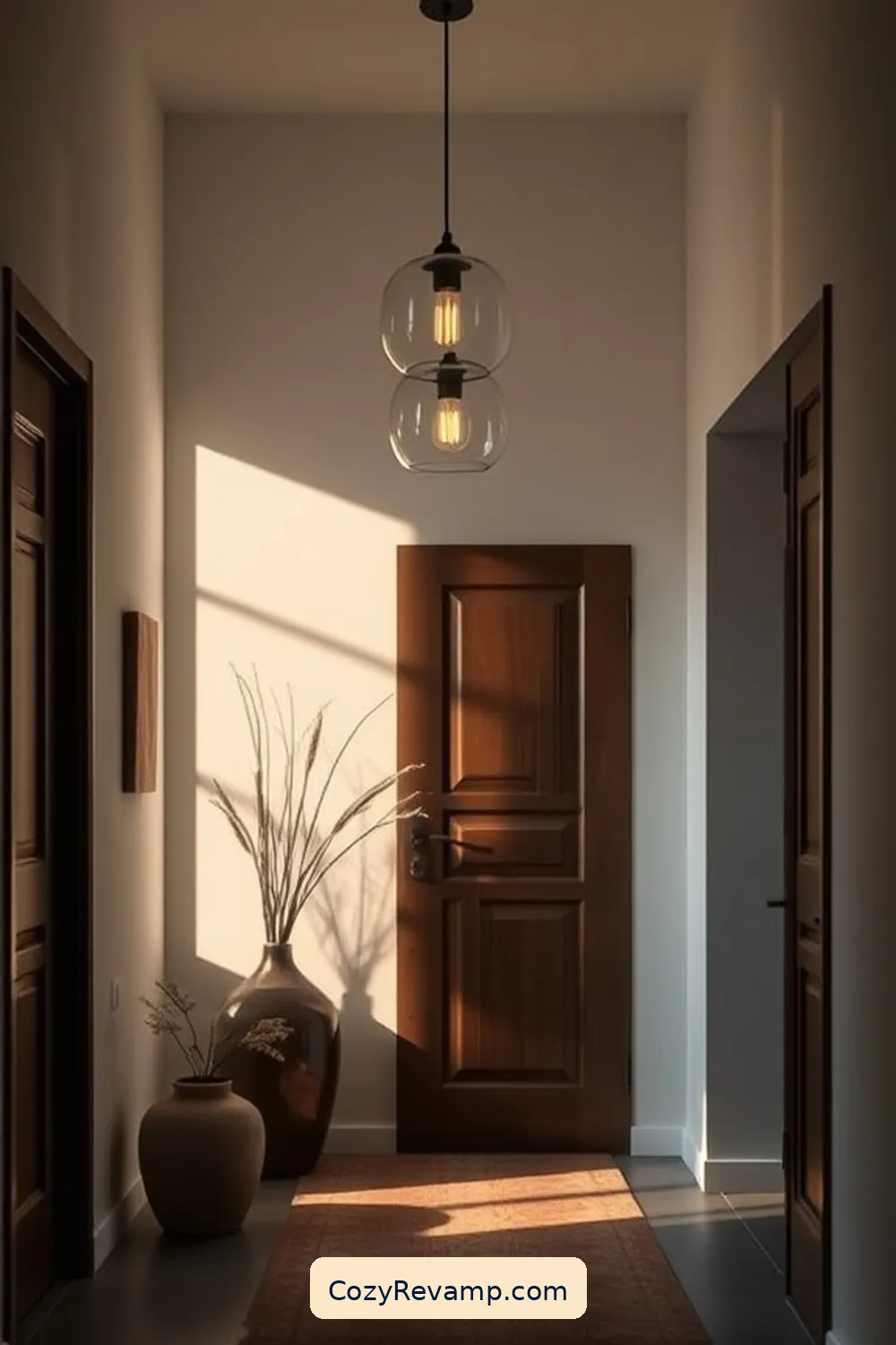 Lighting Ideas for a Minimalist Entryway for Create a Minimalist Entryway With Recycled Wood Material