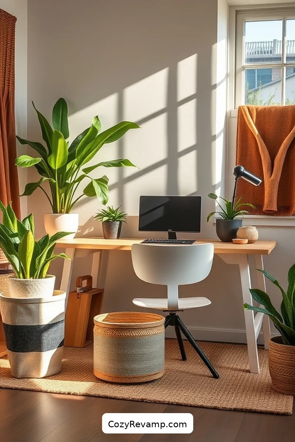 Crafting Sustainable Storage Solutions for Create a Minimalist Home Office With Upcycled Fabric Materials