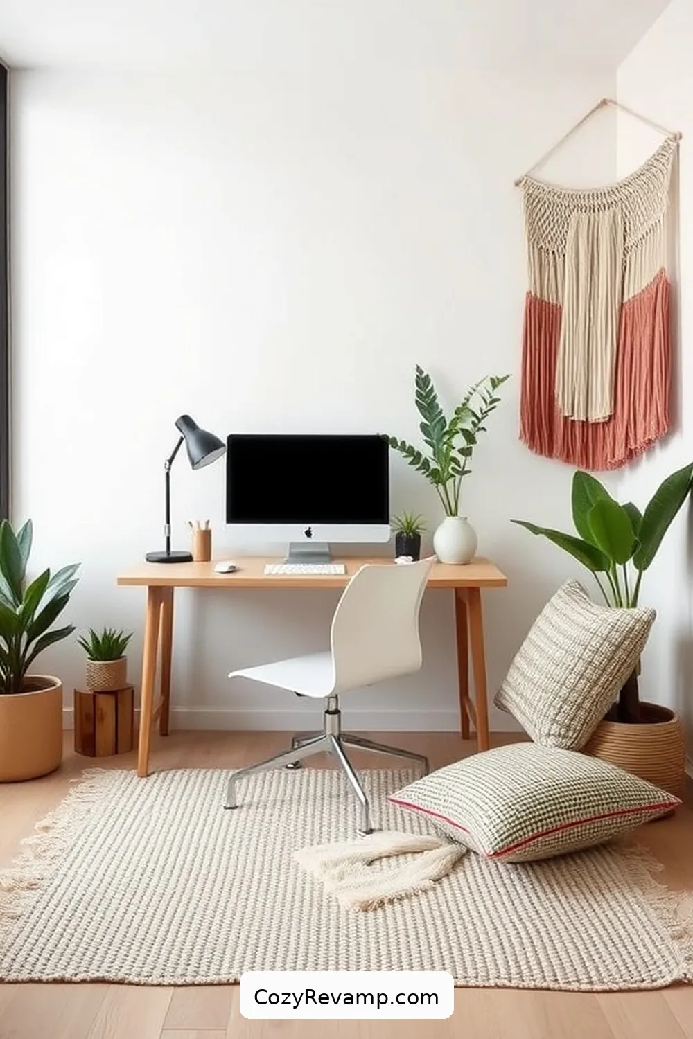 Incorporating Eco-Friendly Textiles Into Your Decor for Create a Minimalist Home Office With Upcycled Fabric Materials