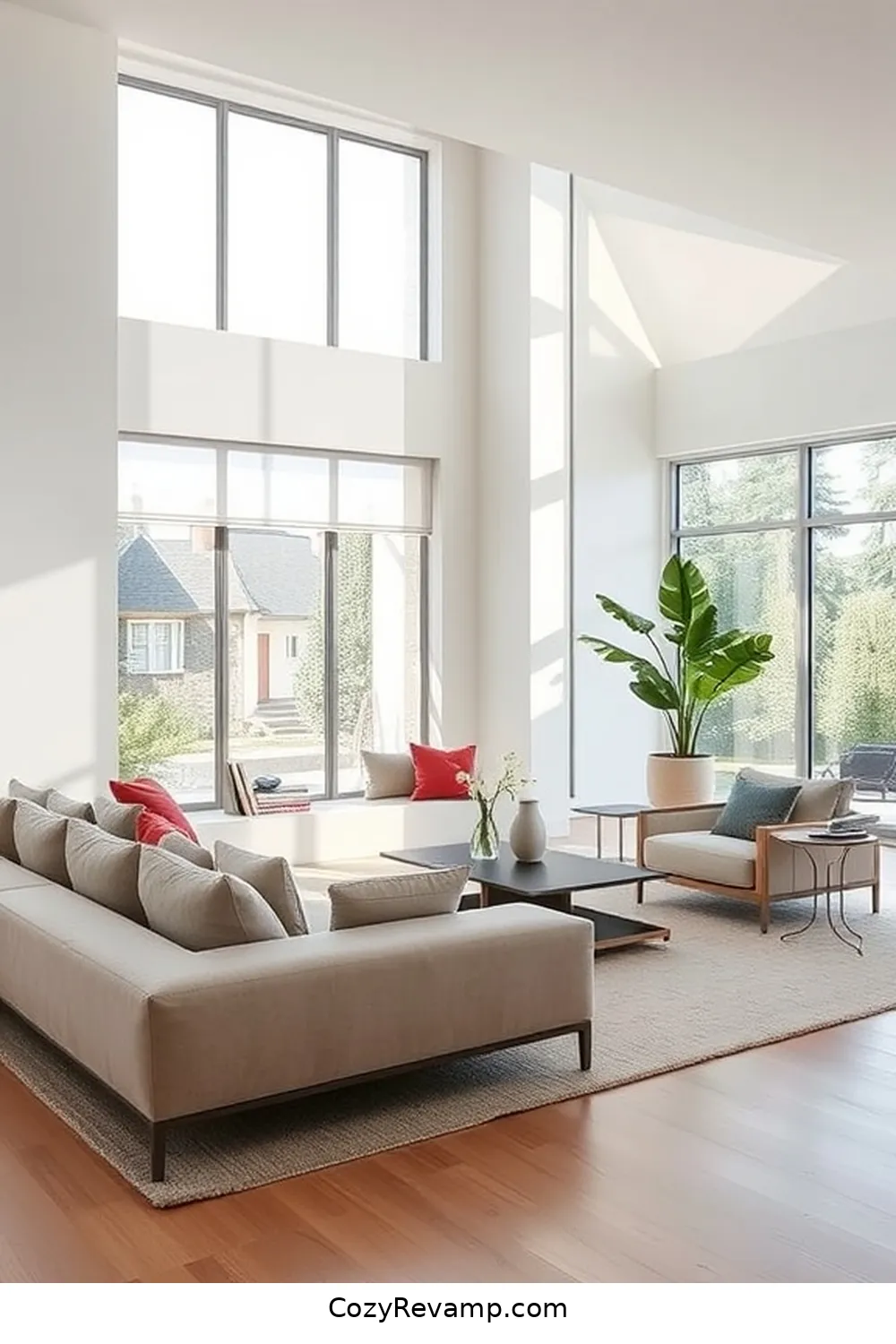 Maintaining a Minimalist Aesthetic for Create a Minimalist Living Room With Upcycled Fabric