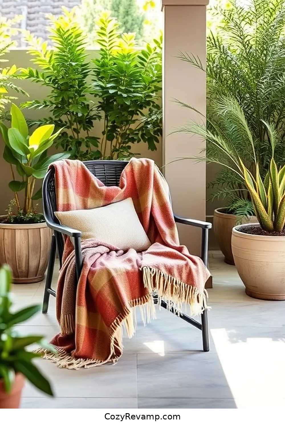 Create a Minimalist Outdoor Patio With Upcycled Fabric 8 Designing a Cozy Outdoor Throw for Create a Minimalist Outdoor Patio With Upcycled Fabric