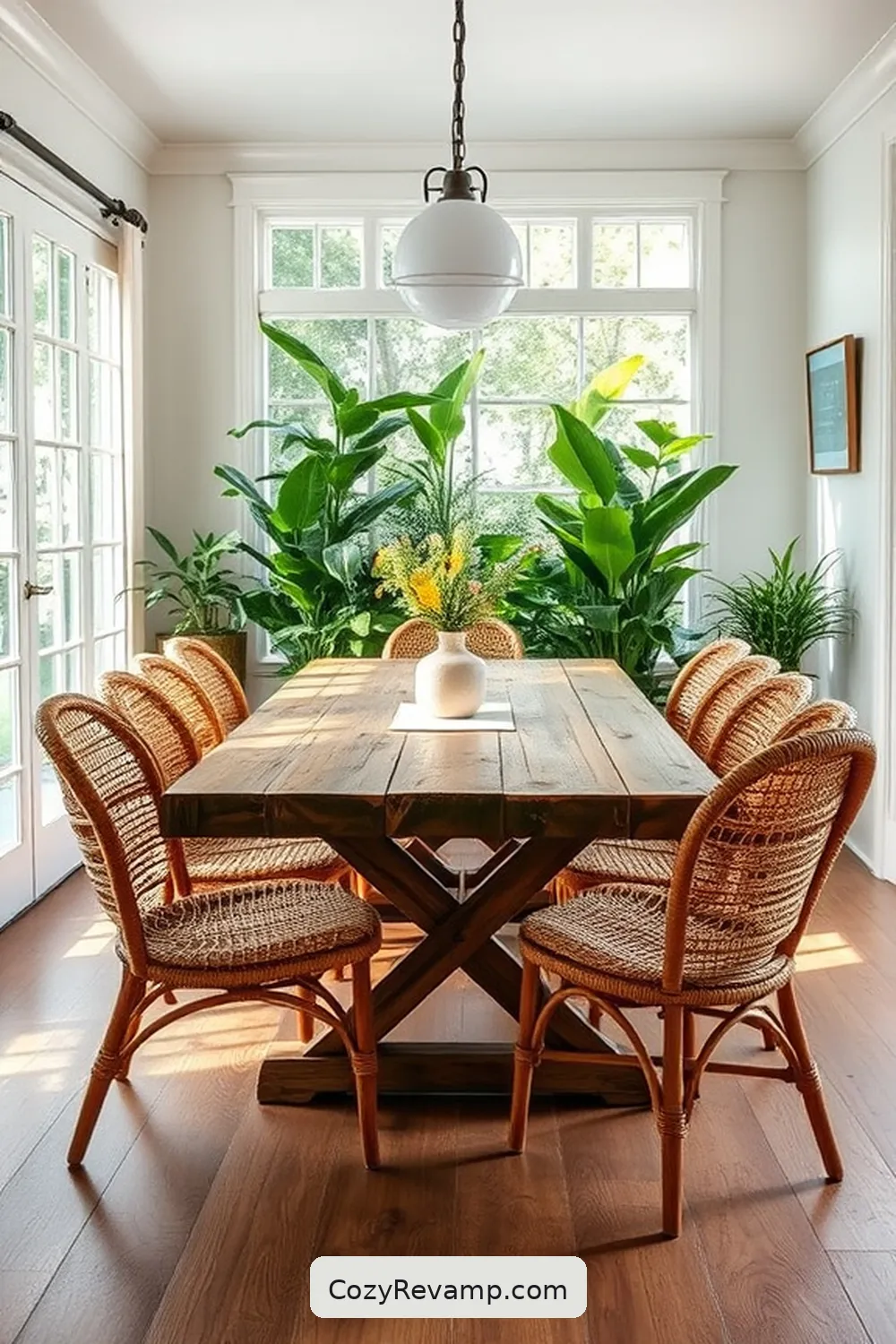 Create a Modern Farmhouse Dining Room With Natural Fibers 5 Selecting the Perfect Dining Table for Create a Modern Farmhouse Dining Room With Natural Fibers
