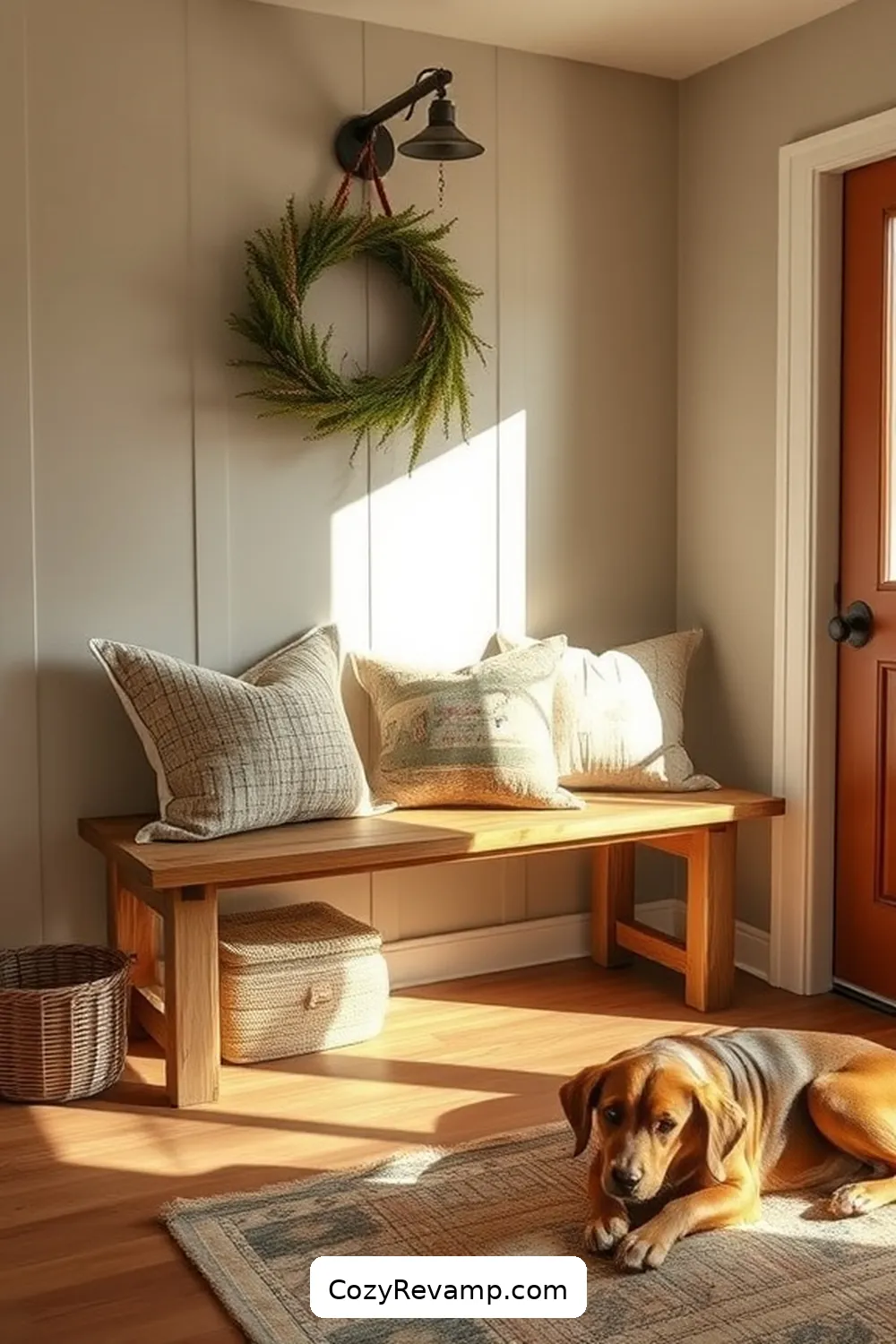 Create a Modern Farmhouse Entryway With Upcycled Fabric 4 Selecting the Right Fabrics for Your Entryway for Create a Modern Farmhouse Entryway With Upcycled Fabric