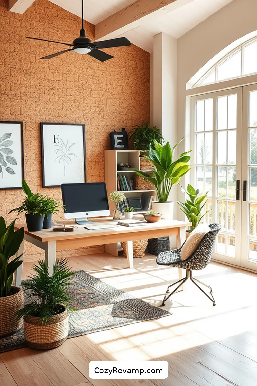 Create a Modern Farmhouse Home Office With Cork Material 13 Sustainable Practices in Your Home Office for Create a Modern Farmhouse Home Office With Cork Material
