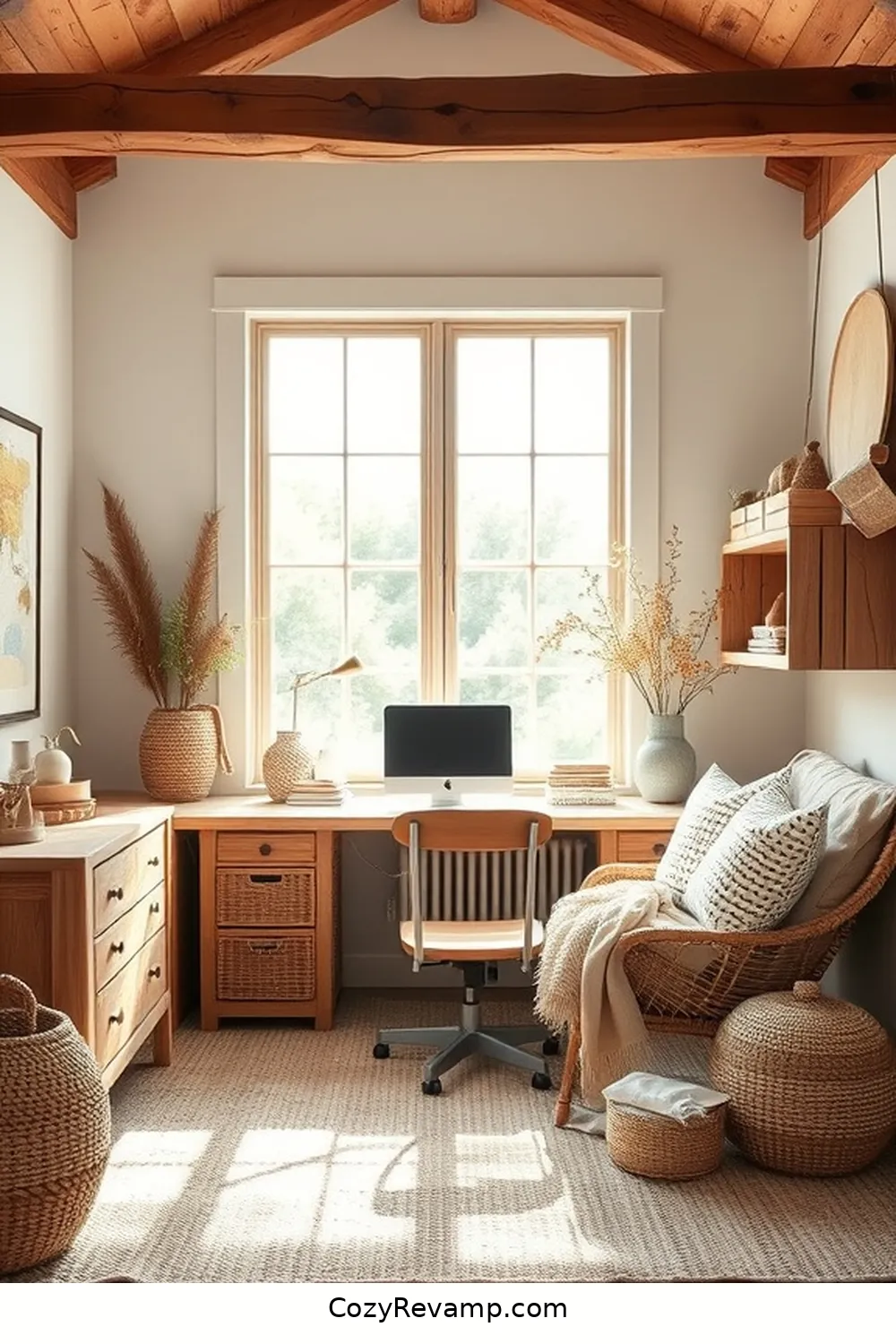 Create a Modern Farmhouse Home Office With Natural Fibers 5 Selecting Farmhouse-Inspired Furniture for Create a Modern Farmhouse Home Office With Natural Fibers
