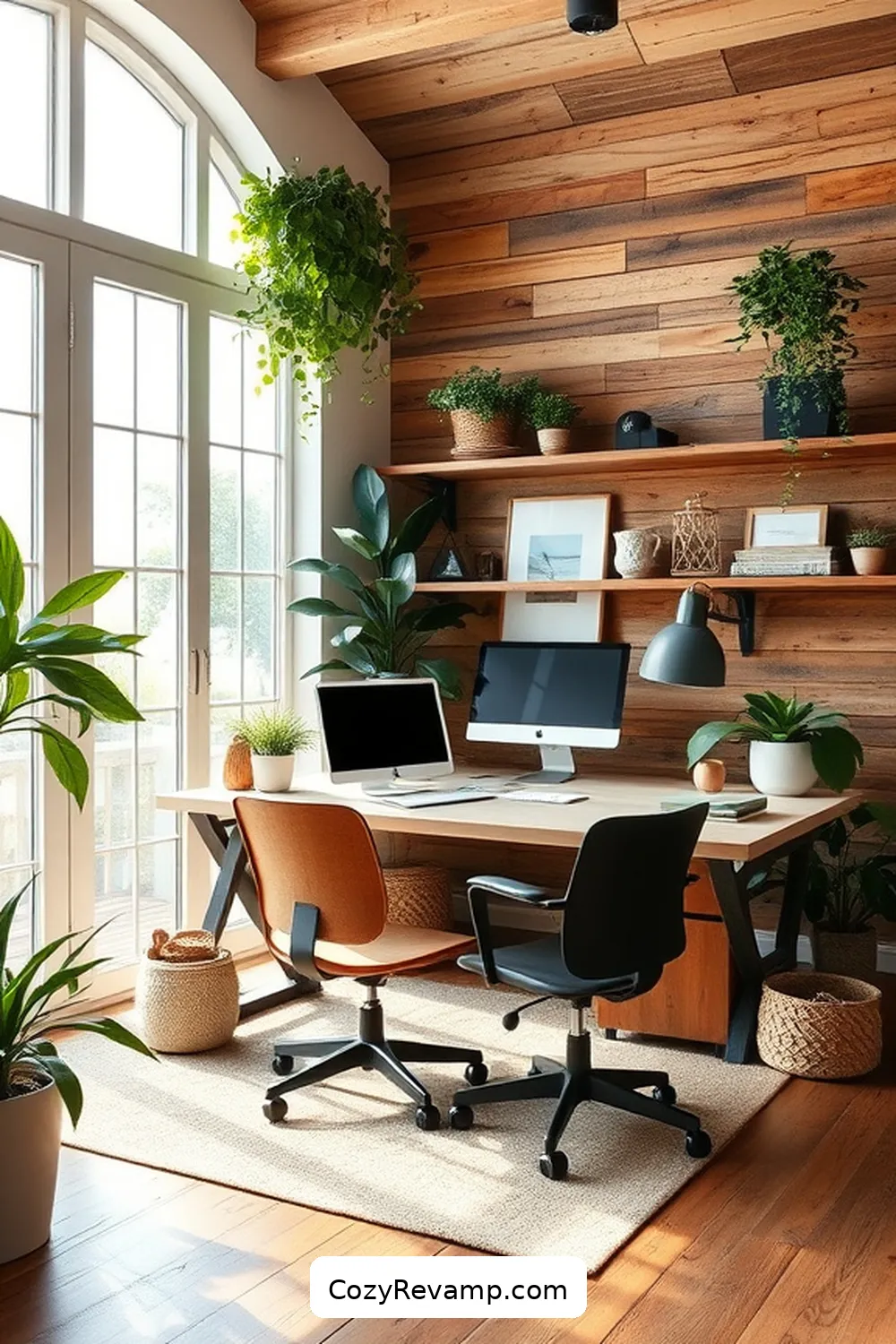 Benefits of Using Recycled Wood for Create a Modern Farmhouse Home Office With Recycled Wood