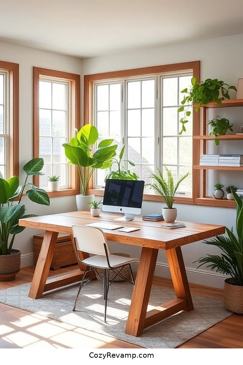 Designing Your Workspace Layout for Create a Modern Farmhouse Home Office With Recycled Wood