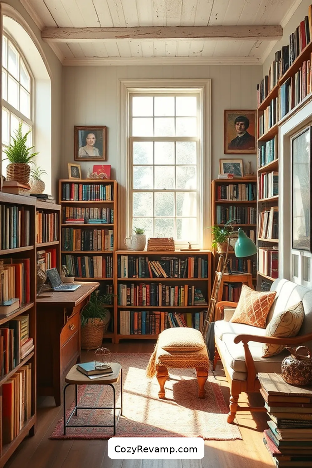 Customizing Book Covers for Create a Modern Farmhouse Library With Upcycled Fabric