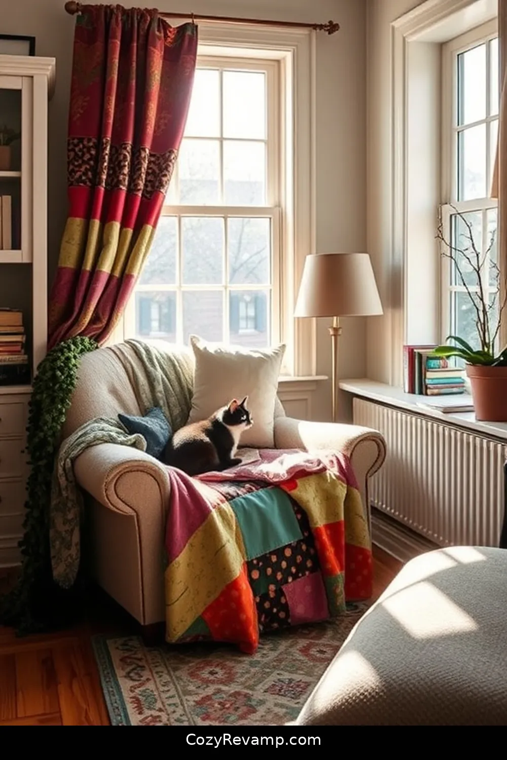 Designing a Cozy Reading Nook for Create a Modern Farmhouse Library With Upcycled Fabric