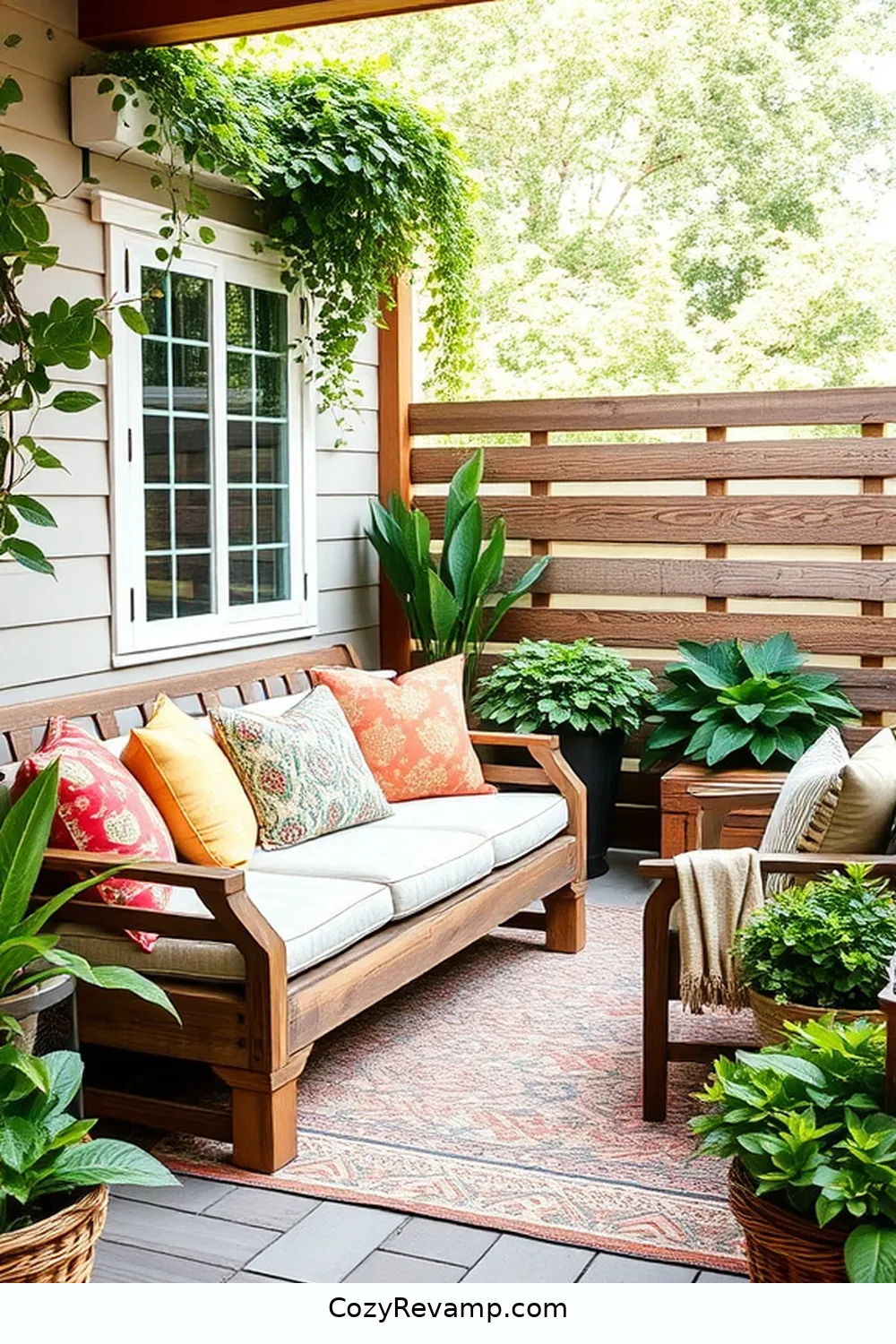 DIY Cushions: Adding Comfort to Your Outdoor Seating for Create a Modern Farmhouse Outdoor Patio With Upcycled Fabrics