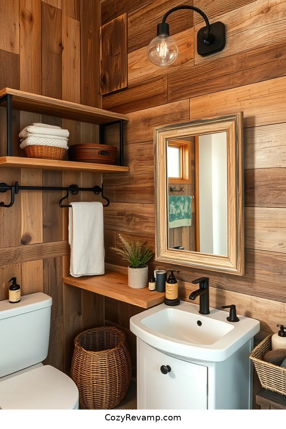 Create a Rustic Bathroom With Recycled Wood Materials 2 Choosing the Right Recycled Wood Materials for Create a Rustic Bathroom With Recycled Wood Materials