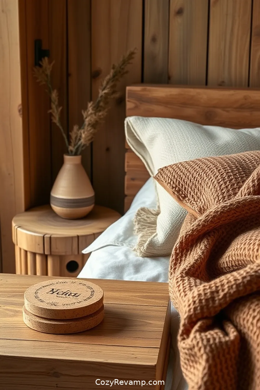 Create a Rustic Bedroom With Cork Material: 18 Ways 14 Cork Coasters for a Rustic Touch for Create a Rustic Bedroom With Cork Material: 18 Ways