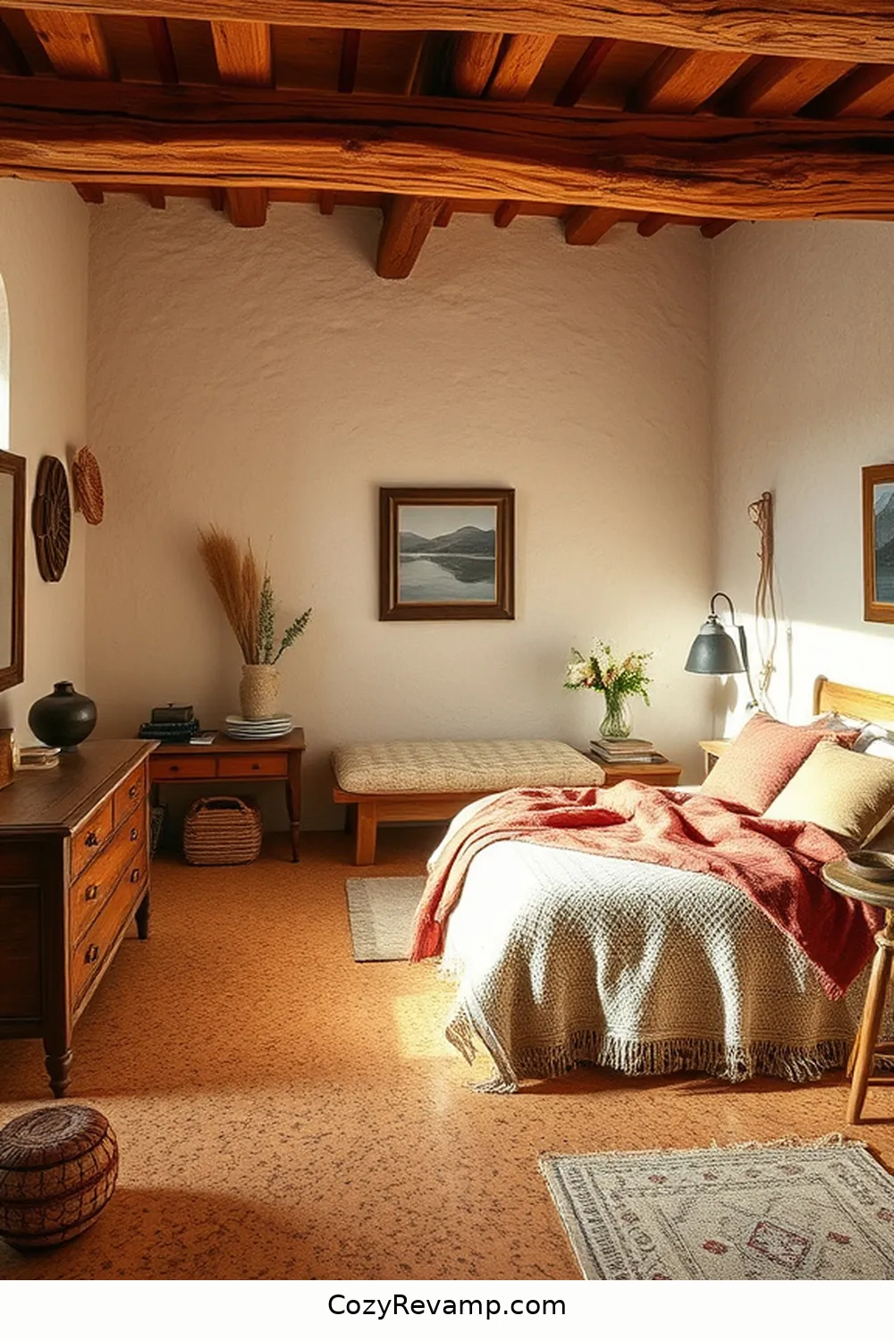 Create a Rustic Bedroom With Cork Material: 18 Ways 2 Cork Flooring for Warmth and Comfort for Create a Rustic Bedroom With Cork Material: 18 Ways