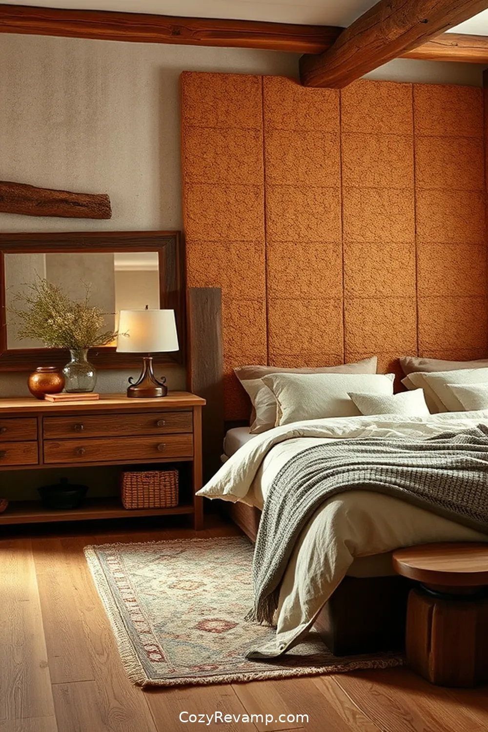 Create a Rustic Bedroom With Cork Material: 18 Ways 4 Cork Headboards to Add a Unique Focal Point for Create a Rustic Bedroom With Cork Material: 18 Ways