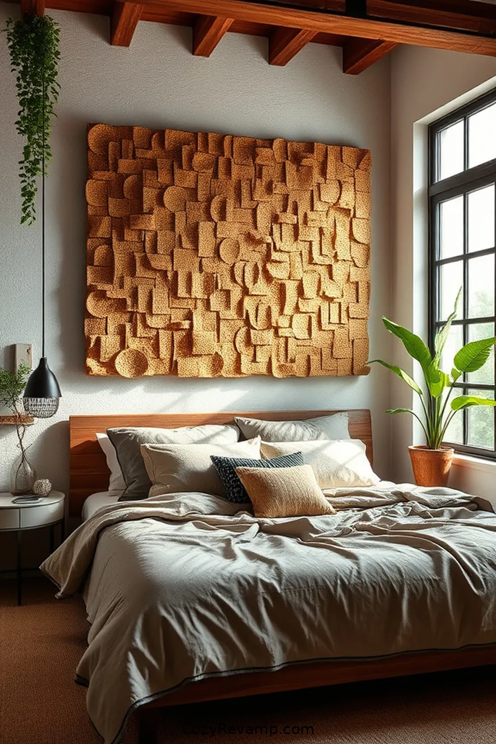 Create a Rustic Bedroom With Cork Material: 18 Ways 9 Cork Wall Art for Personal Expression for Create a Rustic Bedroom With Cork Material: 18 Ways