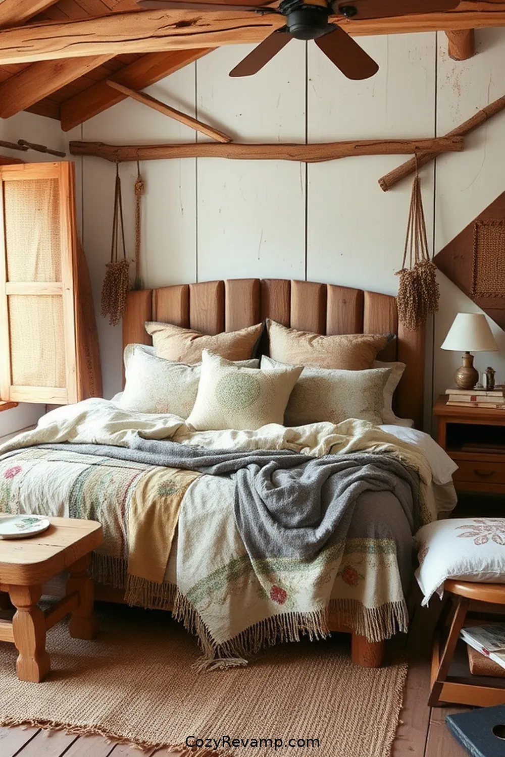 Create a Rustic Bedroom With Upcycled Fabric Materials 2 Choosing the Right Fabric for Your Rustic Bedroom for Create a Rustic Bedroom With Upcycled Fabric Materials