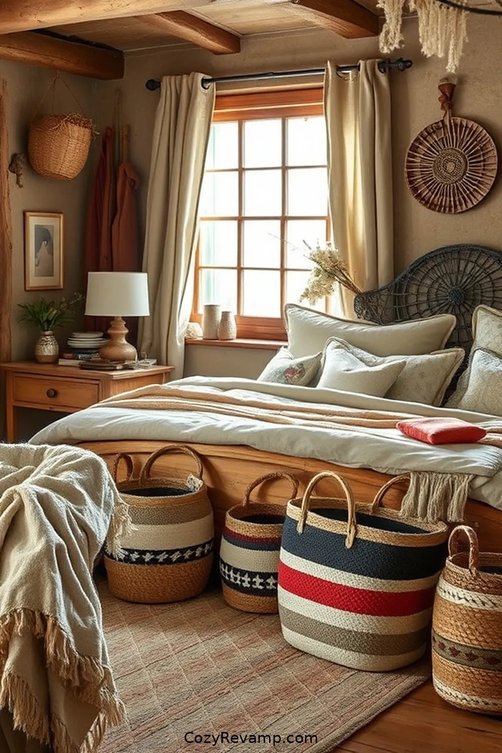 Create a Rustic Bedroom With Upcycled Fabric Materials 9 Making Fabric Baskets for Stylish Storage Solutions for Create a Rustic Bedroom With Upcycled Fabric Materials