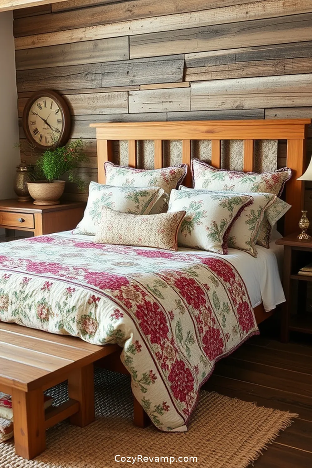 Create a Rustic Bedroom With Upcycled Fabric Materials 12 Tips for Mixing Patterns and Textures in Your Bedroom for Create a Rustic Bedroom With Upcycled Fabric Materials