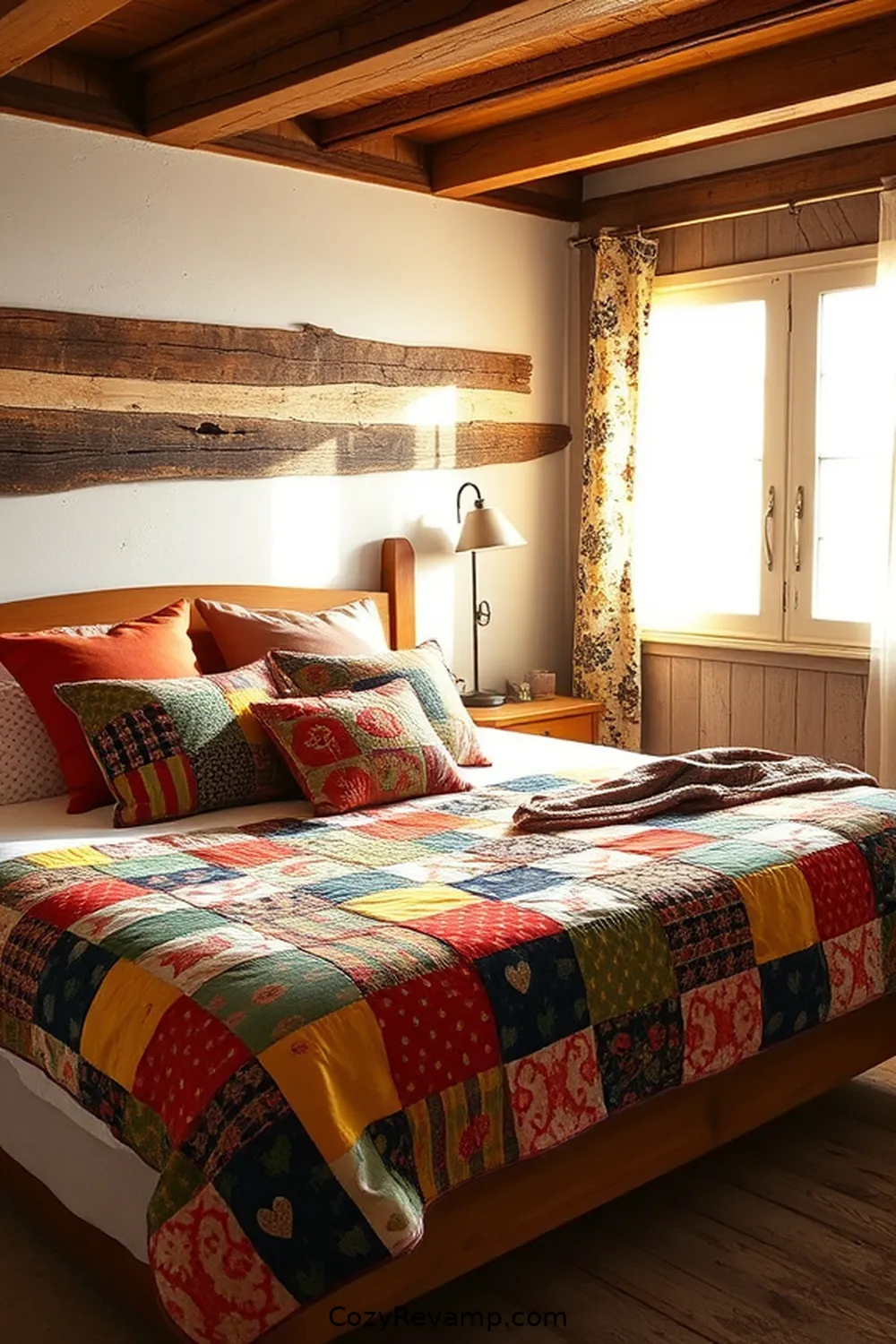 Create a Rustic Bedroom With Upcycled Fabric Materials 6 Transforming Upholstery Fabrics Into Accent Pieces for Create a Rustic Bedroom With Upcycled Fabric Materials