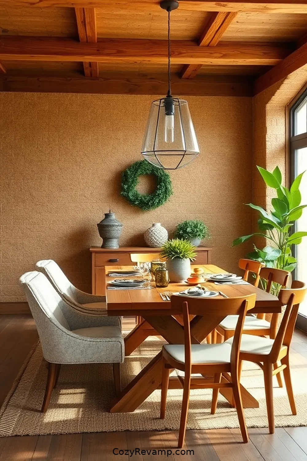 Create a Rustic Dining Room With Cork Material 5 Creative Cork Wall Treatments to Enhance Your Space for Create a Rustic Dining Room With Cork Material