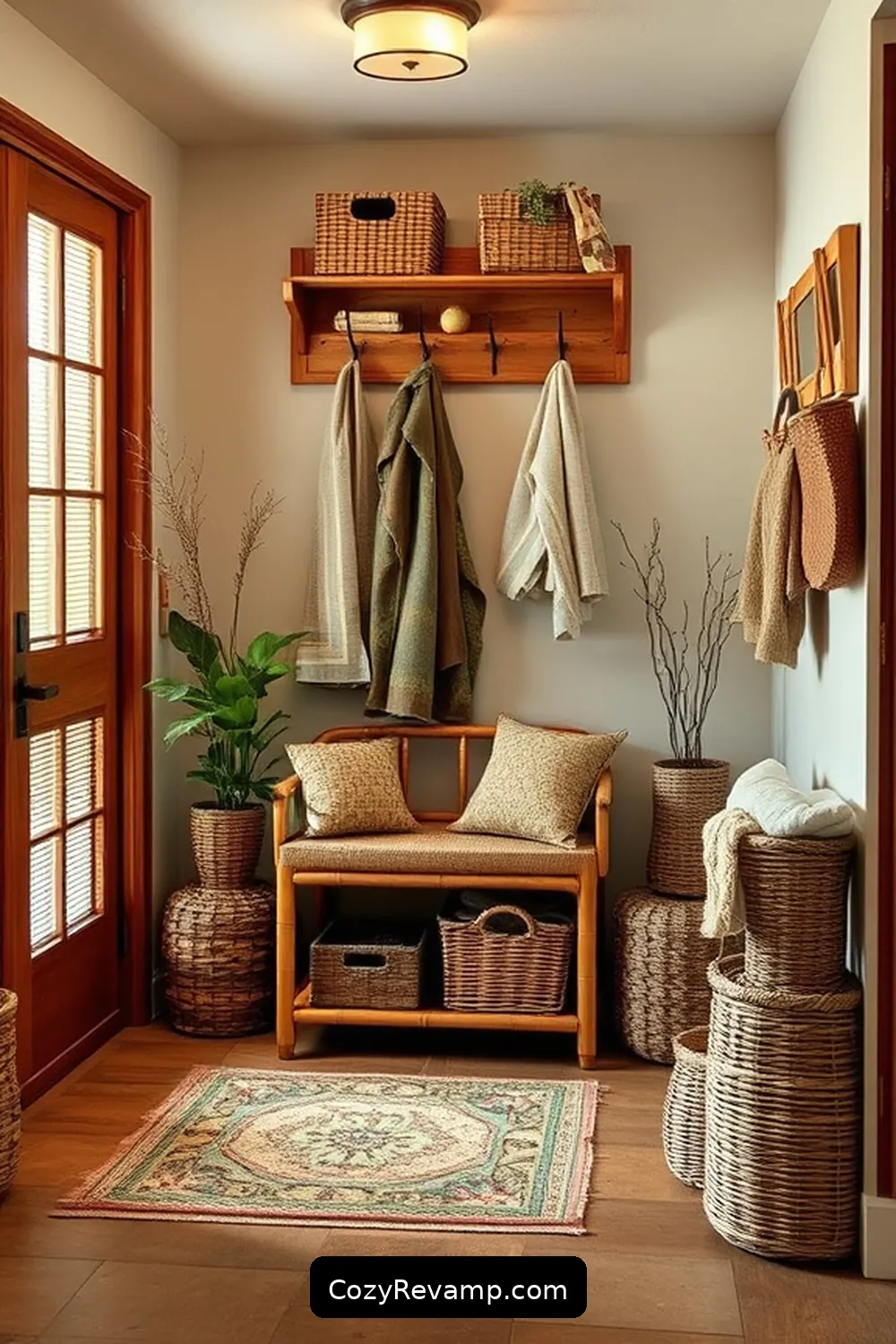 Bamboo Furniture Options for a Rustic Look for Create a Rustic Entryway With Bamboo Materials