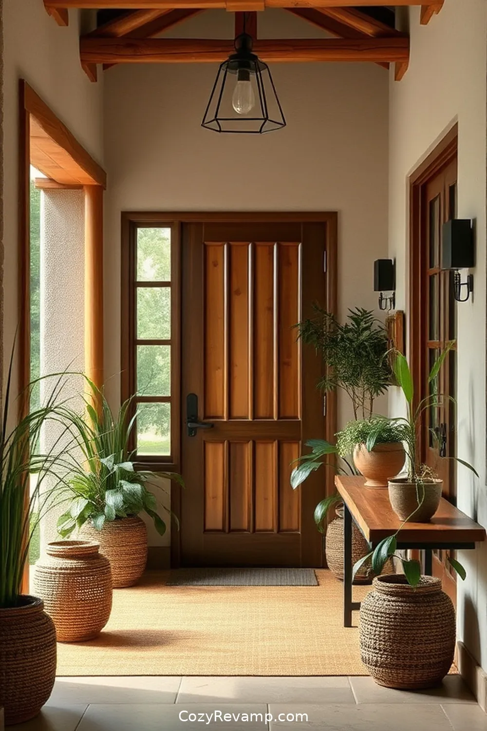 Color Palettes That Complement Bamboo for Create a Rustic Entryway With Bamboo Materials
