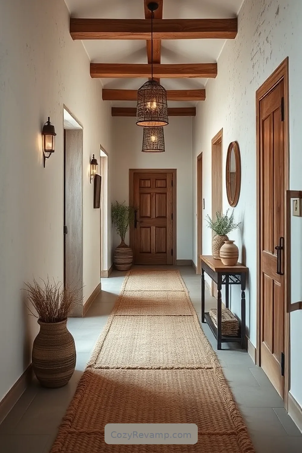 Create a Rustic Hallway With Natural Fibers 10 Lighting Choices to Enhance Rustic Charm for Create a Rustic Hallway With Natural Fibers