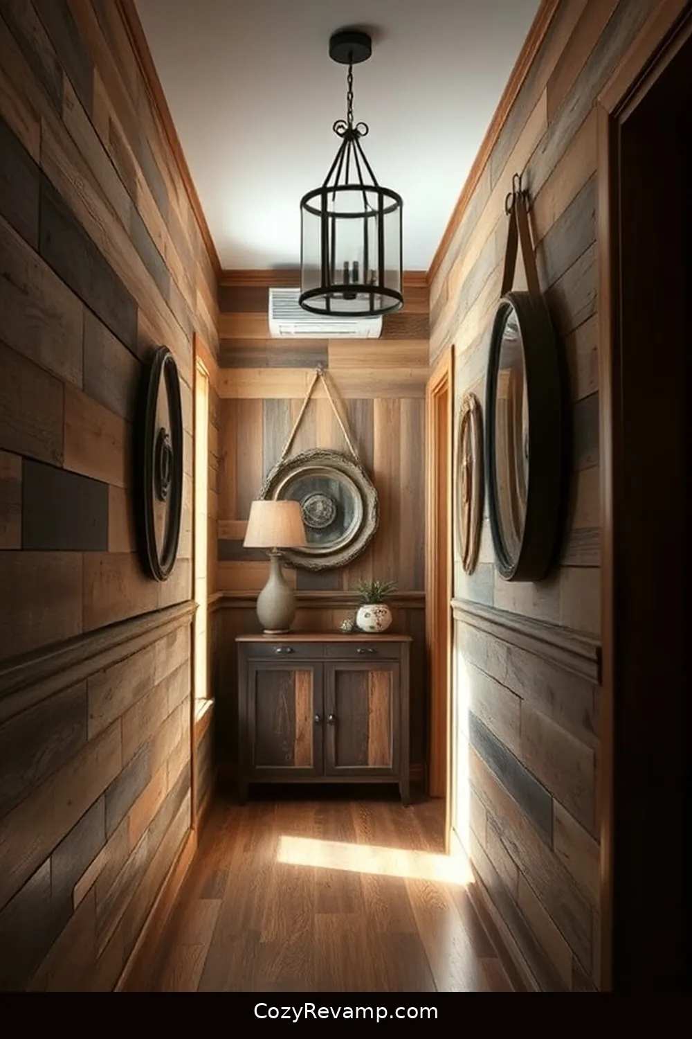 Create a Rustic Hallway With Recycled Wood Materials 4 Creative Wall Treatments for Create a Rustic Hallway With Recycled Wood Materials