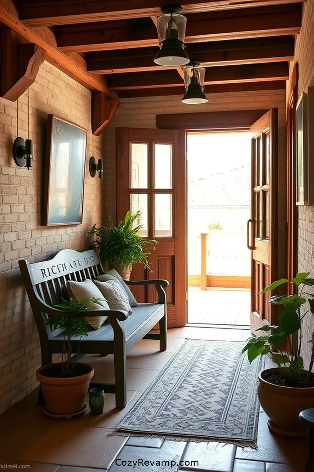 Create a Rustic Hallway With Recycled Wood Materials 3 Designing a Rustic Entryway for Create a Rustic Hallway With Recycled Wood Materials