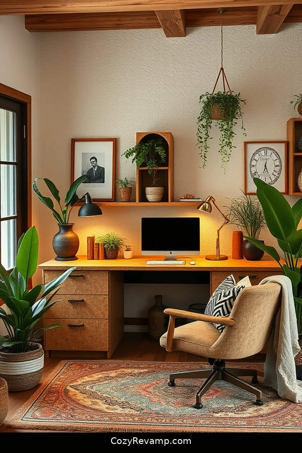 Create a Rustic Home Office With Cork Material 5 Incorporating Cork Furniture and Accessories for Create a Rustic Home Office With Cork Material