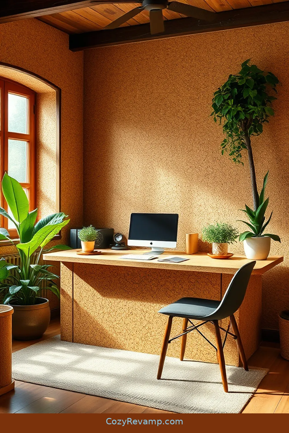 Create a Rustic Home Office With Cork Material 2 The Benefits of Using Cork in Your Home Office for Create a Rustic Home Office With Cork Material