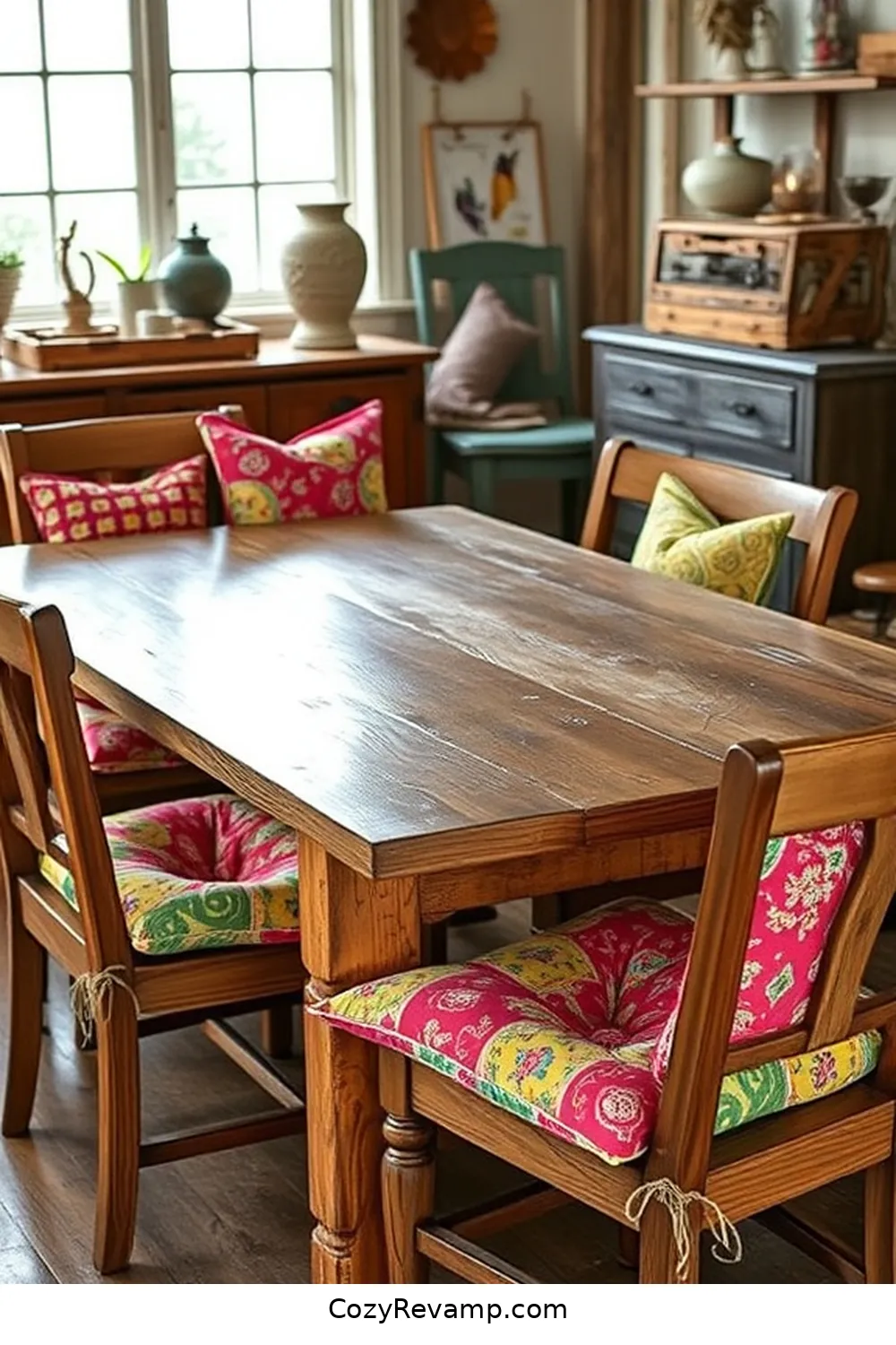Create a Rustic Kitchen With Upcycled Fabric Materials 12 Designing Chair Cushions With Upcycled Fabrics for Create a Rustic Kitchen With Upcycled Fabric Materials