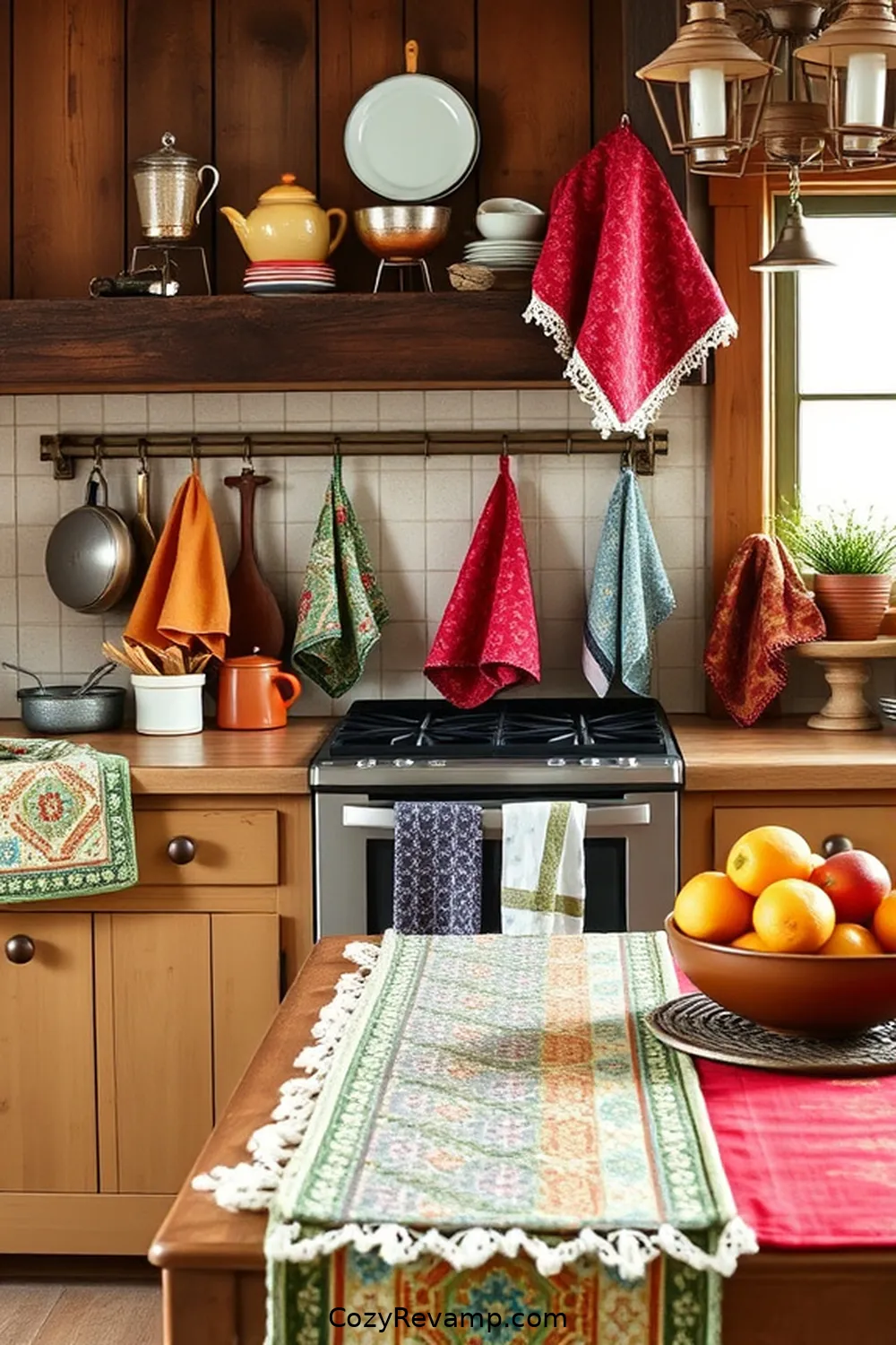 Create a Rustic Kitchen With Upcycled Fabric Materials 10 Repurposing Old Towels as Kitchen Accents for Create a Rustic Kitchen With Upcycled Fabric Materials