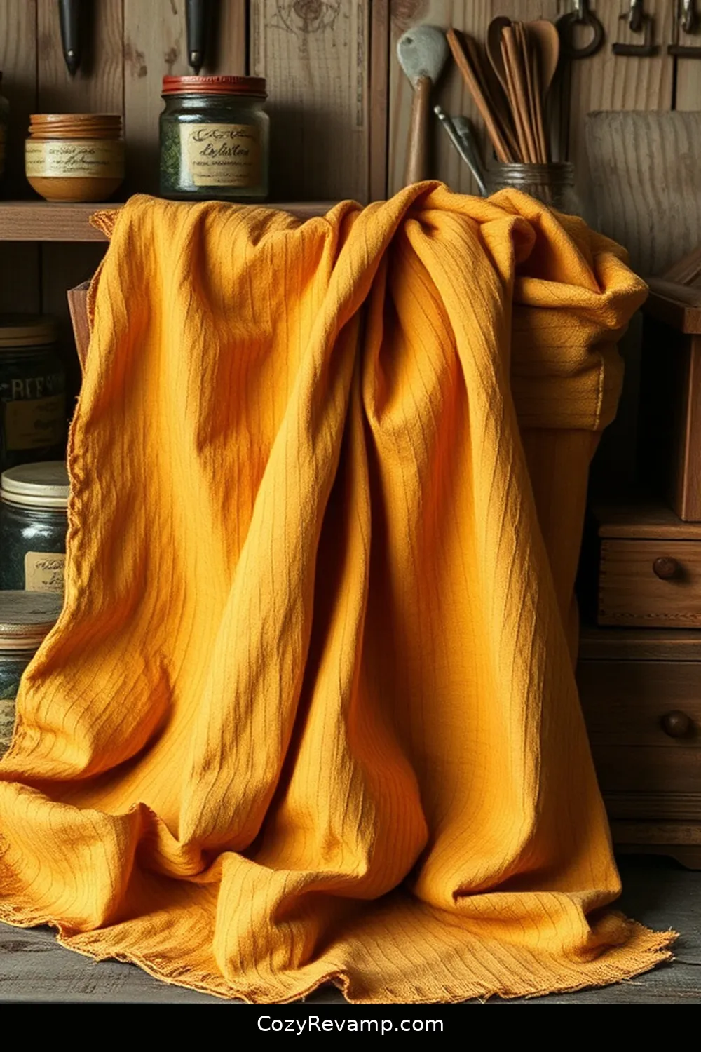 Create a Rustic Kitchen With Upcycled Fabric Materials 3 Sourcing Old Fabric Materials for Create a Rustic Kitchen With Upcycled Fabric Materials