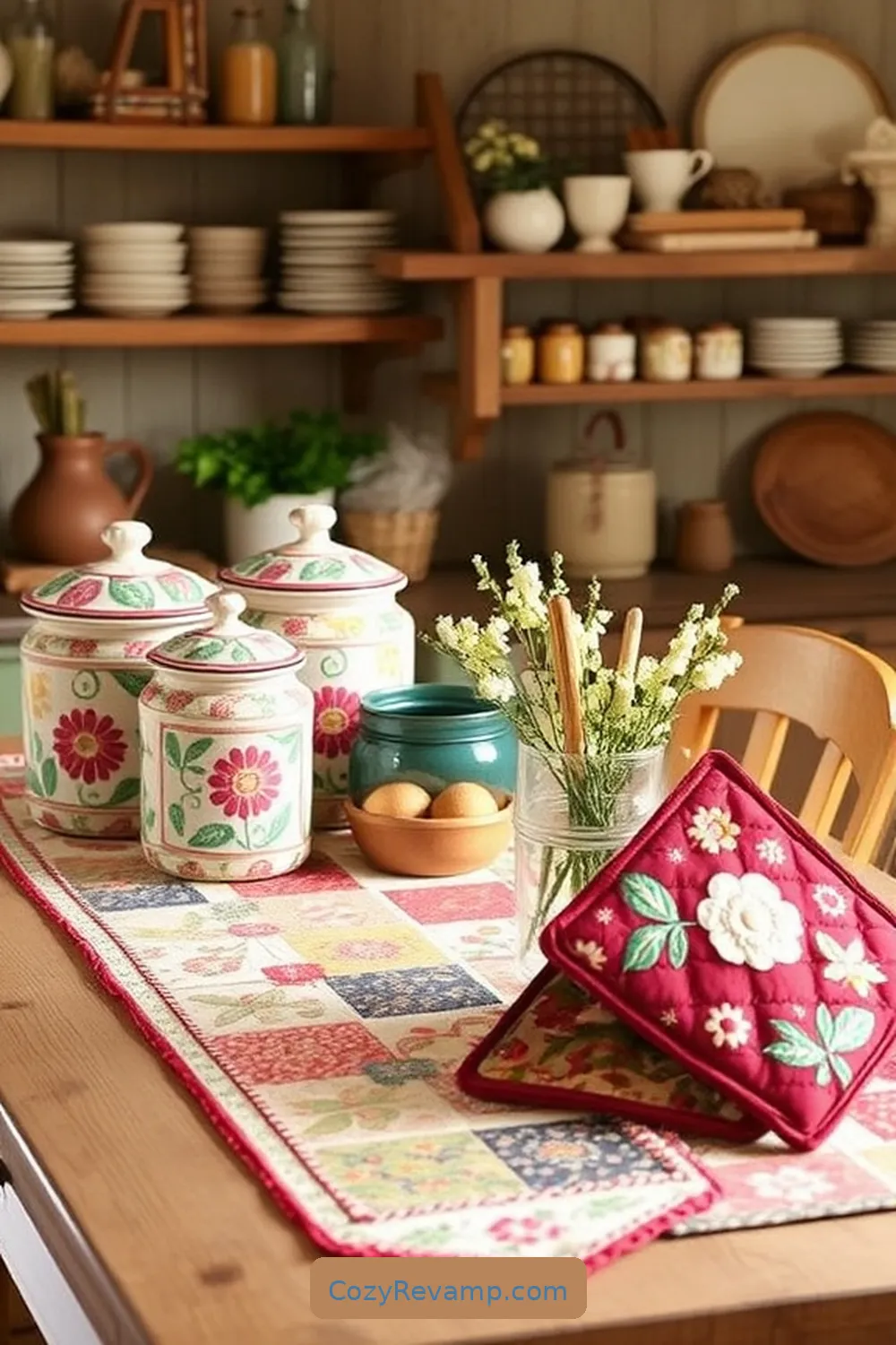 Create a Rustic Kitchen With Upcycled Fabric Materials 15 Using Fabric to Revamp Your Kitchen Accessories for Create a Rustic Kitchen With Upcycled Fabric Materials