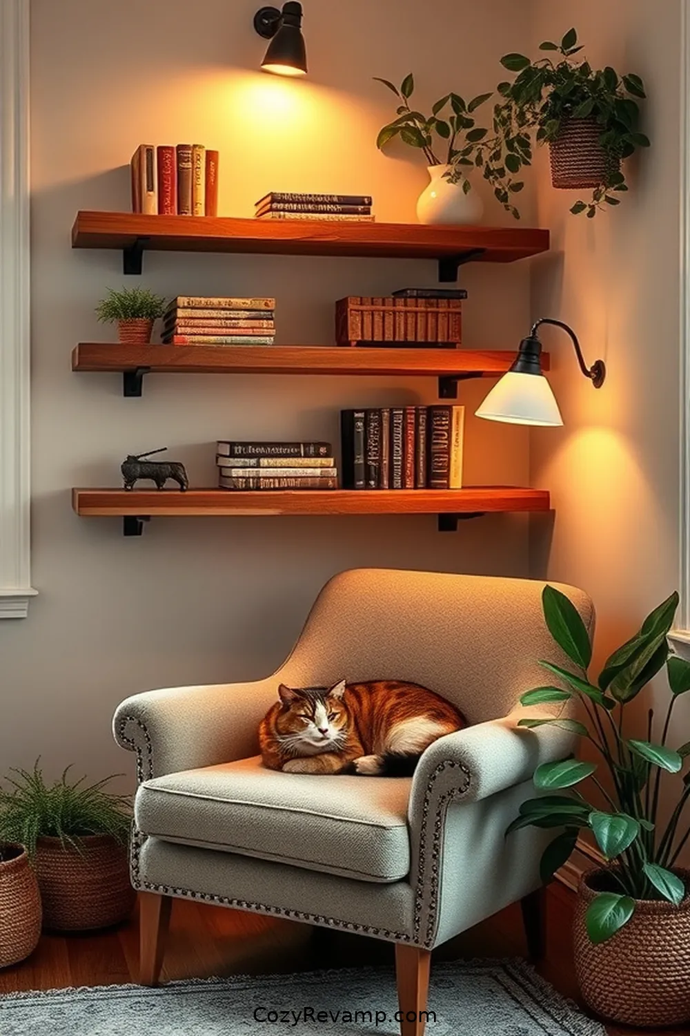 Creating a Cozy Reading Nook for Create a Rustic Library With Recycled Wood Materials