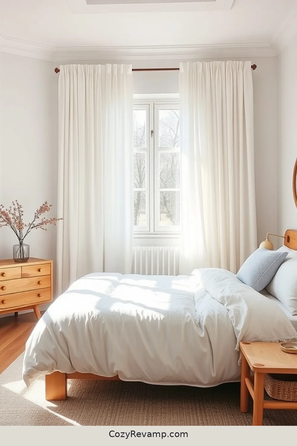 Create a Scandinavian Bedroom With Natural Fibers 7 Incorporating Cotton Elements for Create a Scandinavian Bedroom With Natural Fibers