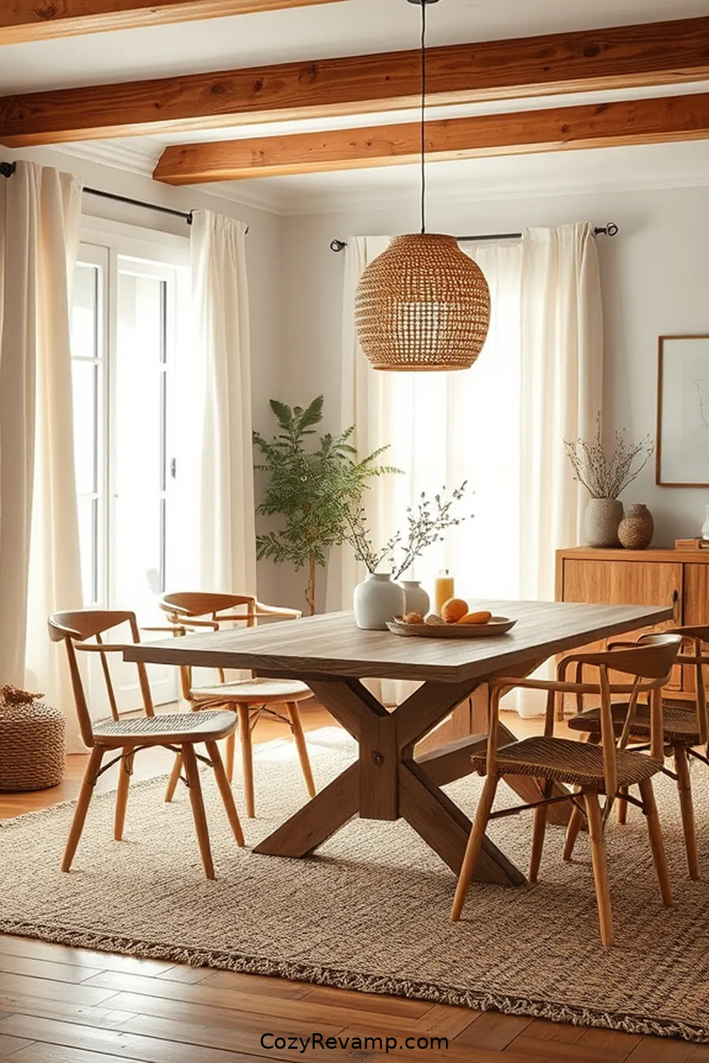 Create a Scandinavian Dining Room With Natural Fiber Materials 11 Enhancing Lighting With Natural Materials for Create a Scandinavian Dining Room With Natural Fiber Materials