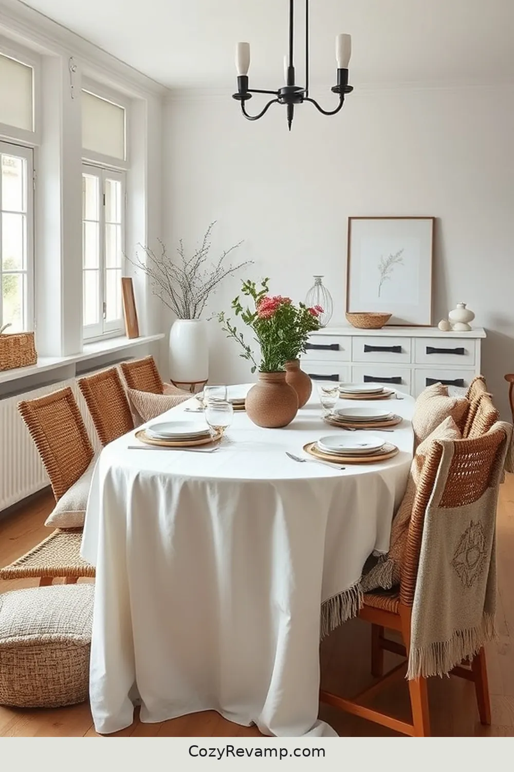 Create a Scandinavian Dining Room With Natural Fiber Materials 7 The Role of Cotton in Soft Furnishings for Create a Scandinavian Dining Room With Natural Fiber Materials