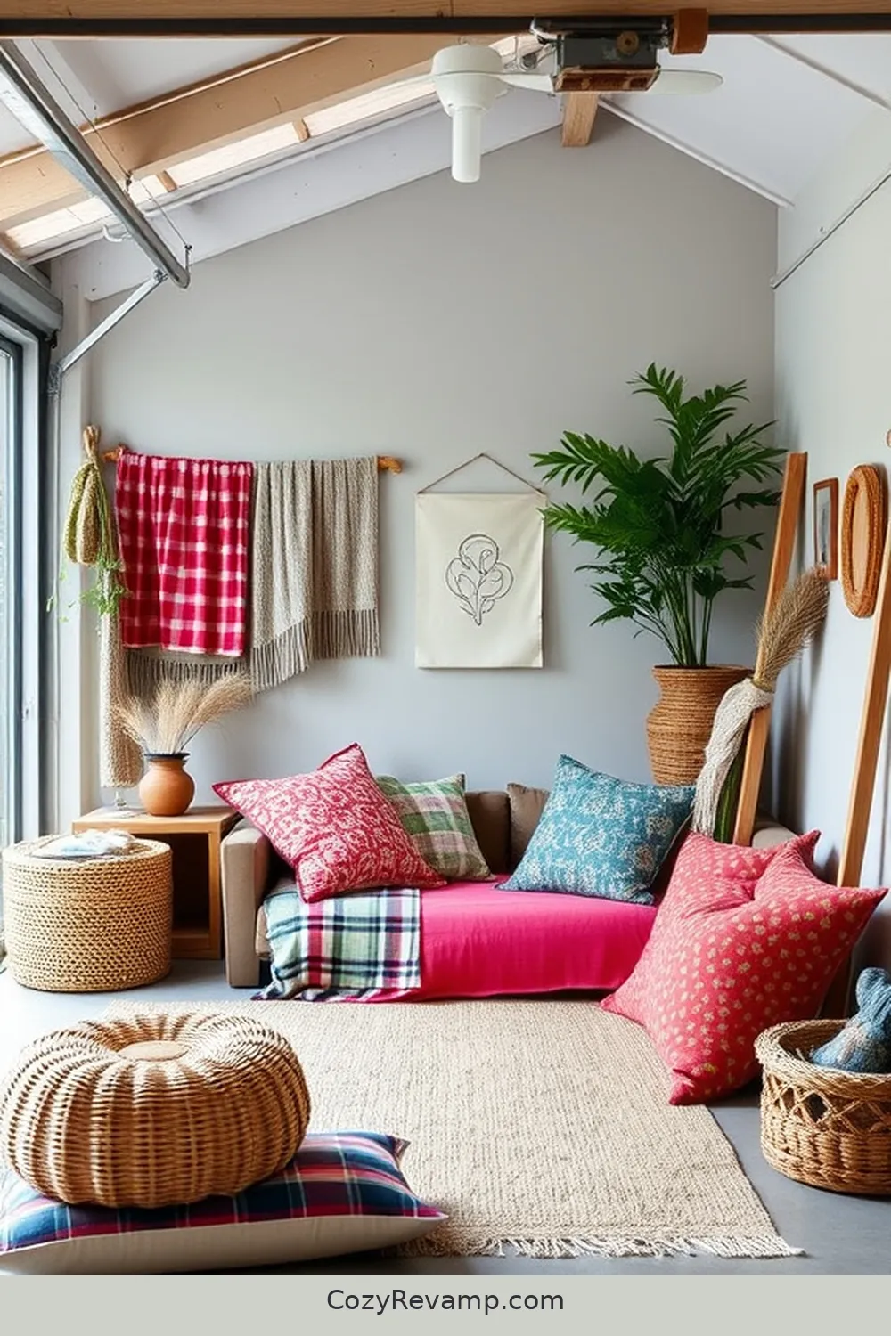 Decorative Accents to Enhance Your Scandinavian Garage for Create a Scandinavian Garage With Upcycled Fabric Materials